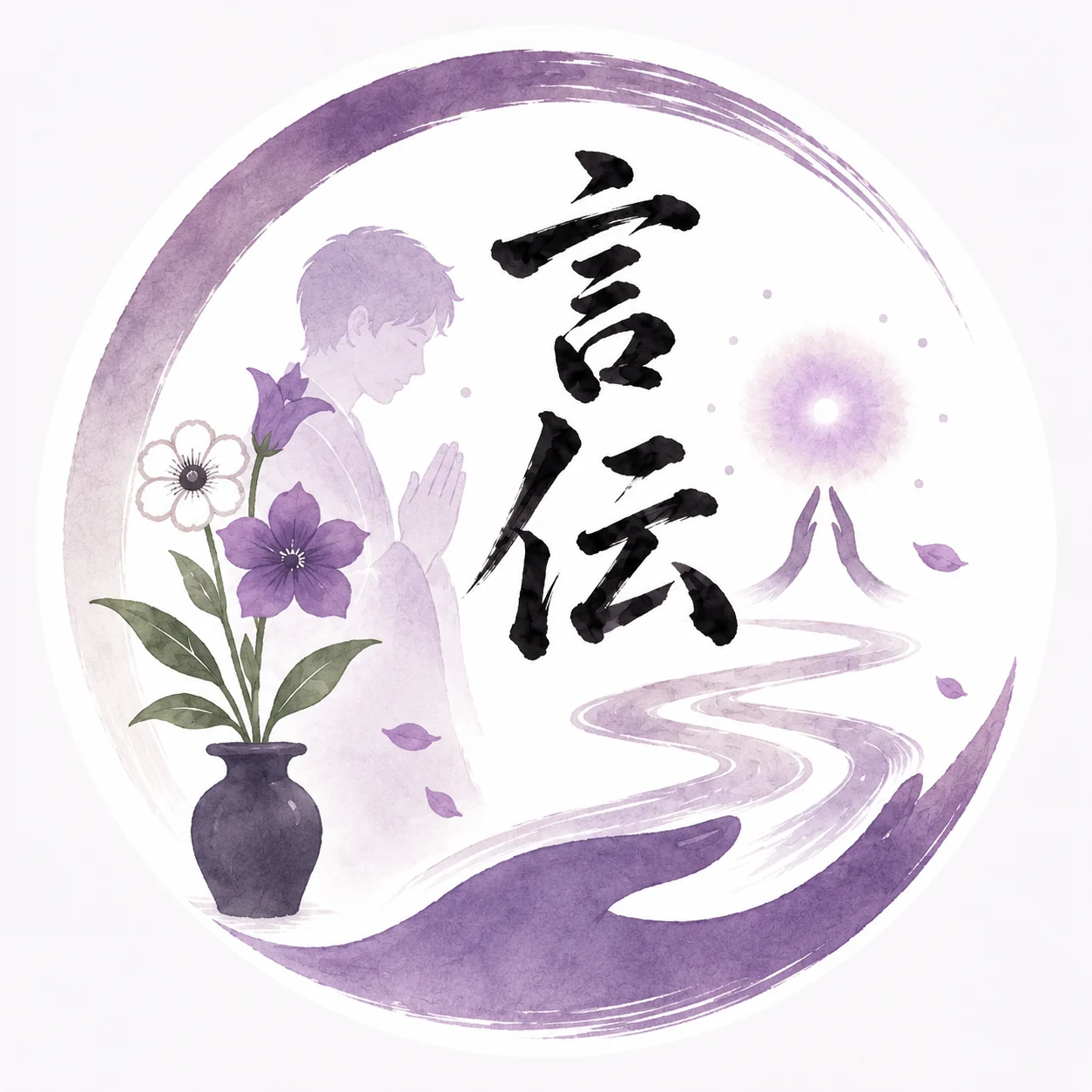 言伝 ロゴマーク