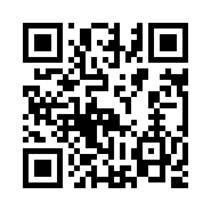 電話でのお問い合わせ用QRコード。スマートフォンのカメラで読み取ってください。